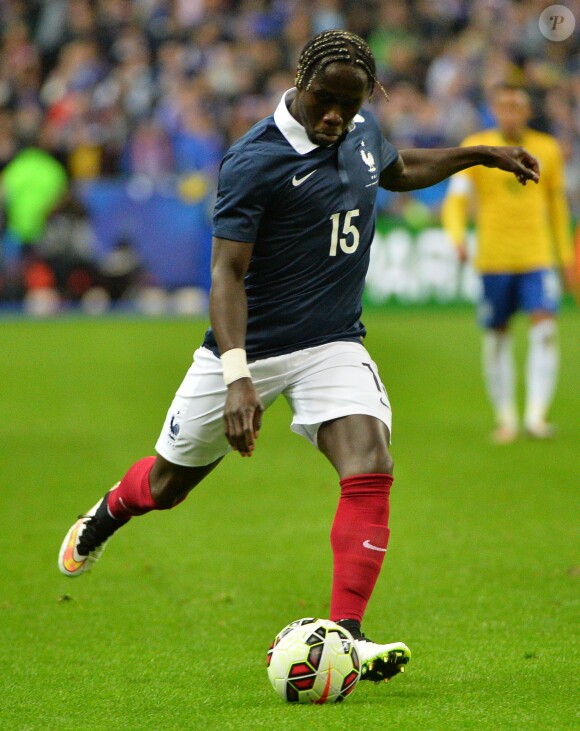 Bacary Sagna lors du match France - Brésil au Stade de France. Le 26 mars 2015.