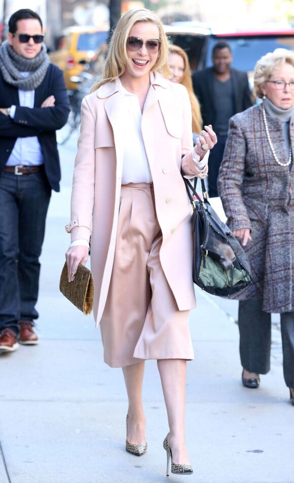 Katherine Heigl à New York, le 13 novembre 2014. K