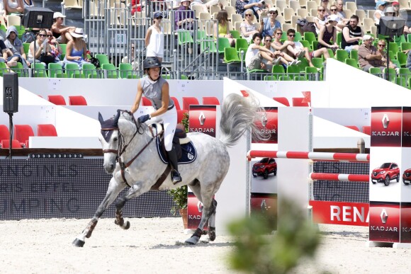 Marie Coupérie-Eiffel lors du Paris Eiffel Jumping du Champs-de-Mars à Paris, le 3 juillet 2015