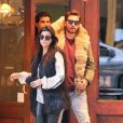  Kourtney Kardashian et Scott Disick vont d&eacute;jeuner au restaurant Cipriani &agrave; New York, le 24 f&eacute;vrier 2014.  