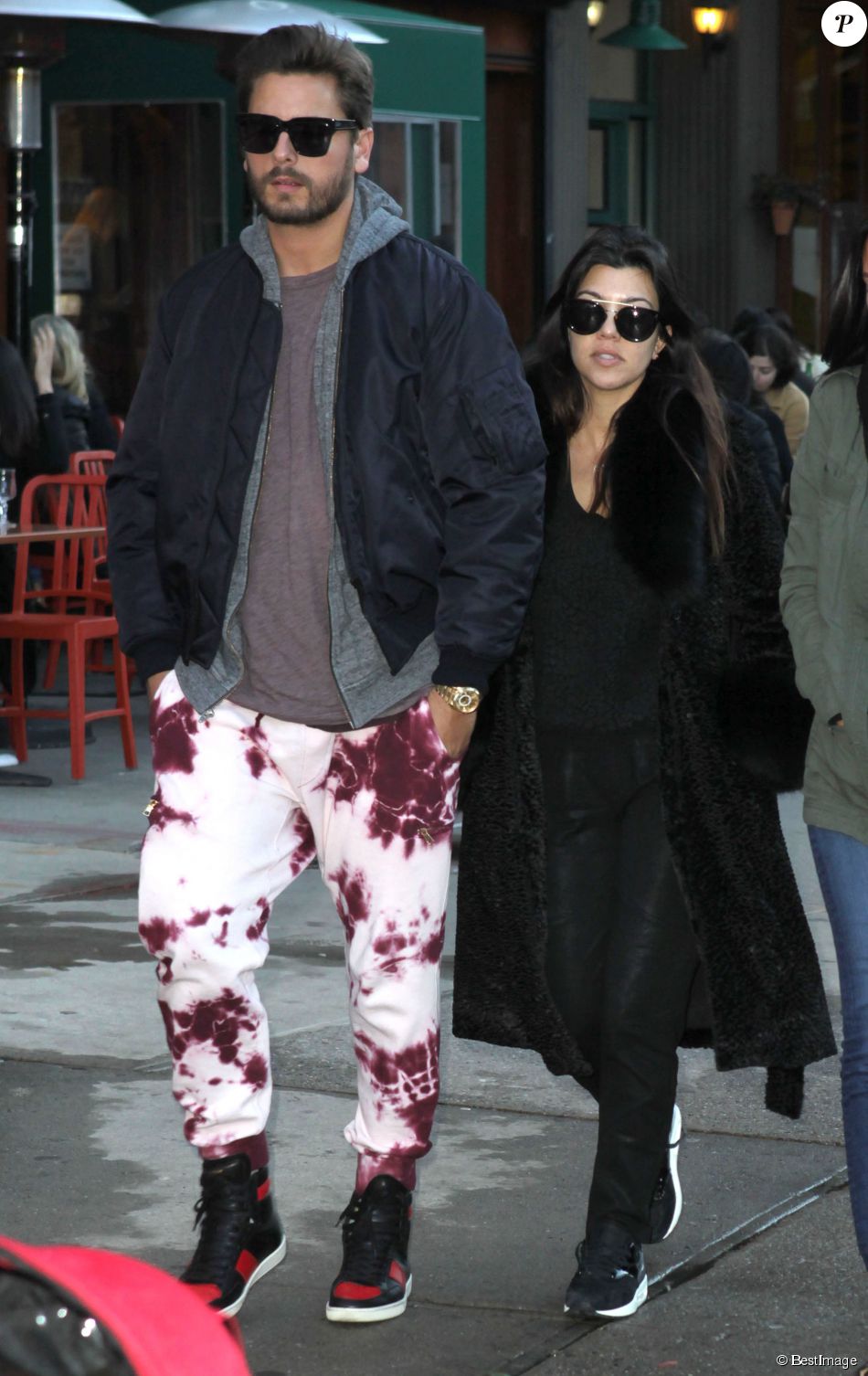  Kourtney Kardashian et Scott Disick sont all&amp;eacute;s d&amp;eacute;jeuner &amp;agrave; New York, Le 22 f&amp;eacute;vrier 2014&amp;nbsp;  