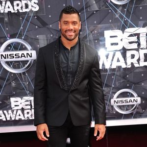 Russell Wilson lors de la 15e édition des BET Awards à Los Angeles, le 28 juin 2015