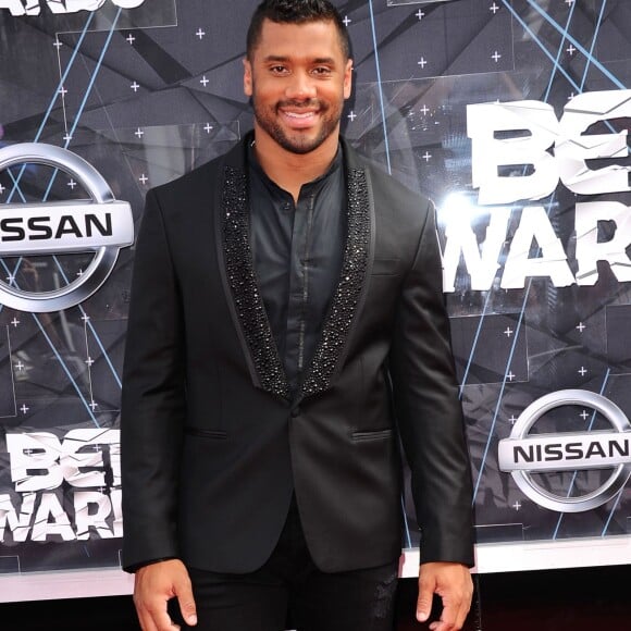 Russell Wilson lors de la 15e édition des BET Awards à Los Angeles, le 28 juin 2015