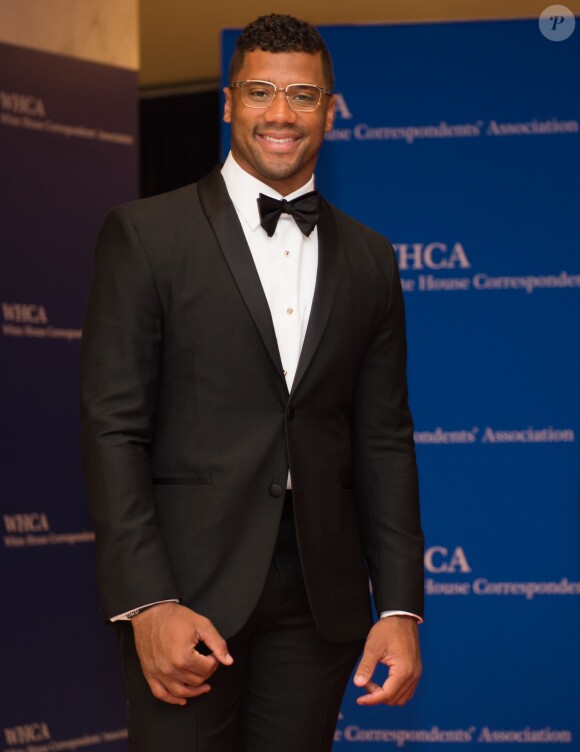 Russell Wilson lors de l'événement White House Correspondent's Association Gala à Washington, le 25 avril 2015