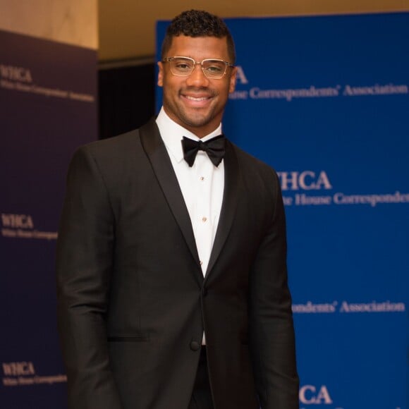 Russell Wilson lors de l'événement White House Correspondent's Association Gala à Washington, le 25 avril 2015