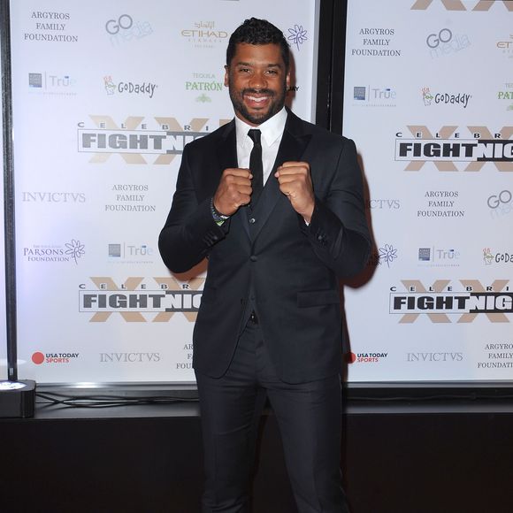 Russell Wilson à la soirée Muhammad Ali's Celebrity Fight Night à Phoenix, Arizona. le 28 mai 2015