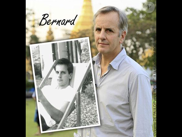 Bernard de La Villardière - Photo datant de l'année de son bac, diffusée sur le compte Twitter de M6.