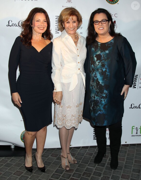 Fran Drescher, Rosie O'Donnell - Le "National Women's History Museum" honore Rosie O'Donnell a l'hotel Mr. C a Los Angeles, le 24 octobre 2013.