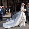 Nicky Hilton et James Rothschild se marient à l'Orangerie dans les jardins de Kensington Palace, le 10 juillet 2015 à Londres.  