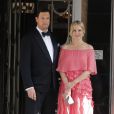  Les invit&eacute;s lors du mariage de Nicky Hilton et James Rothschild dans les jardins de Kensington Palace, le 10 juillet 2015 &agrave; Londres.&nbsp;&nbsp; 