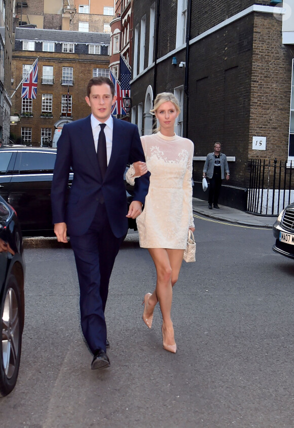 James Rothschild et sa fiancée Nicky Hilton - Soirée de pré-mariage de Nicky Hilton et James Rothschild au manoir Spencer House à Londres. Le 9 juillet 2015