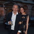  Piers Adams et sa femme Sophie - Soir&eacute;e de pr&eacute;-mariage de Nicky Hilton et James Rothschild au manoir Spencer House &agrave; Londres. Le 9 juillet 2015  