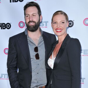Josh Kelley et Katherine Heigl à la première de « Jenny's wedding » à West Hollywood, le 10 juillet 2015 