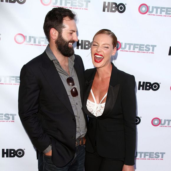 Katherine Heigl et son mari Josh Kelley à la première de « Jenny's wedding » à West Hollywood, le 10 juillet 2015 