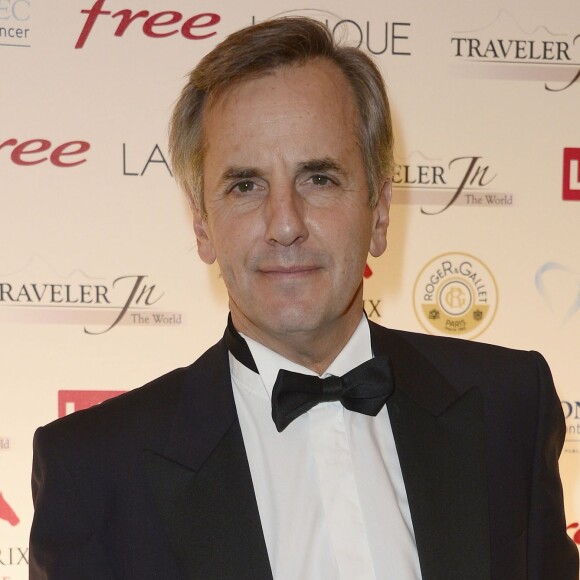 Bernard de la Villardière - Dîner de gala du 93e Grand Prix d'Amerique au Pavillon d'Armenonville le 25 janvier 2014.