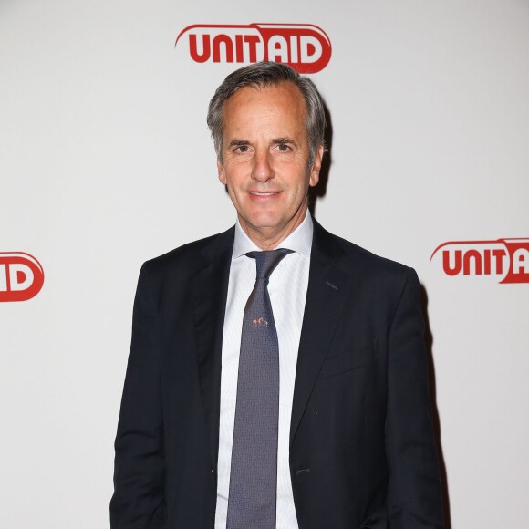 Bernard de La Villardière - Dîner "Unitaid" au conseil économique social et environnemental à Paris. Le 1er avril 2014.