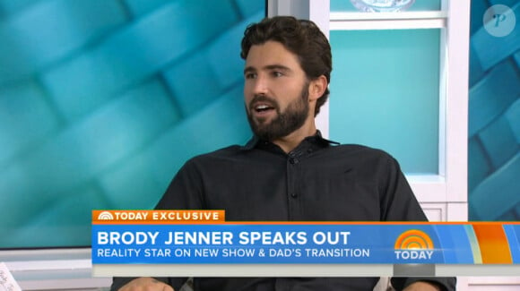 Brody Jenner évoque sa relation avec son père Caitlyn Jenner dans l'émission Today de la NBC, le 7 juillet 2015.