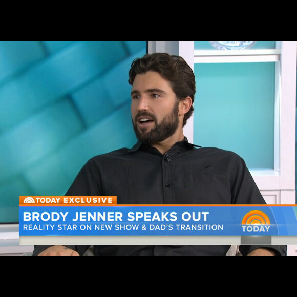 Brody Jenner évoque sa relation avec son père Caitlyn Jenner dans l'émission Today de la NBC, le 7 juillet 2015.