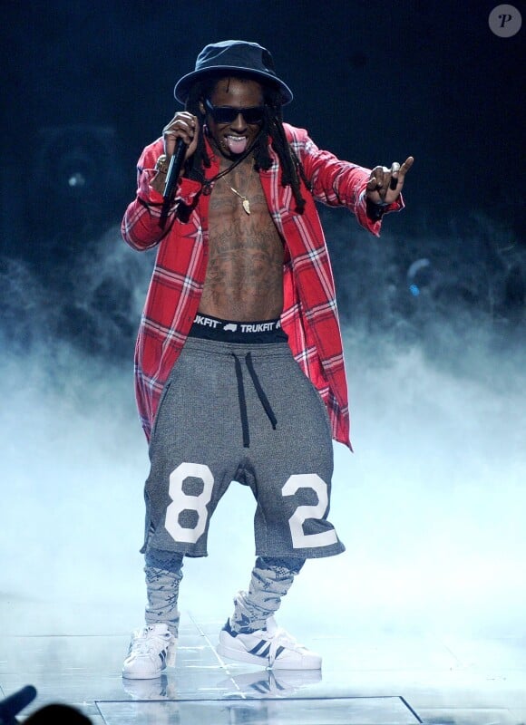 Lil Wayne aux BET Awards 2014 à Los Angeles. Juin 2014.