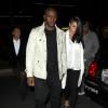 Reggie Bush ( Ex- boy friend Kim Kardashian) et Lilit Avagyan (enceinte) sortent d' un Night Club a Los Angeles Le 13 fevrier 2013