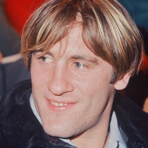 Gérard Depardieu à Paris en 1976.