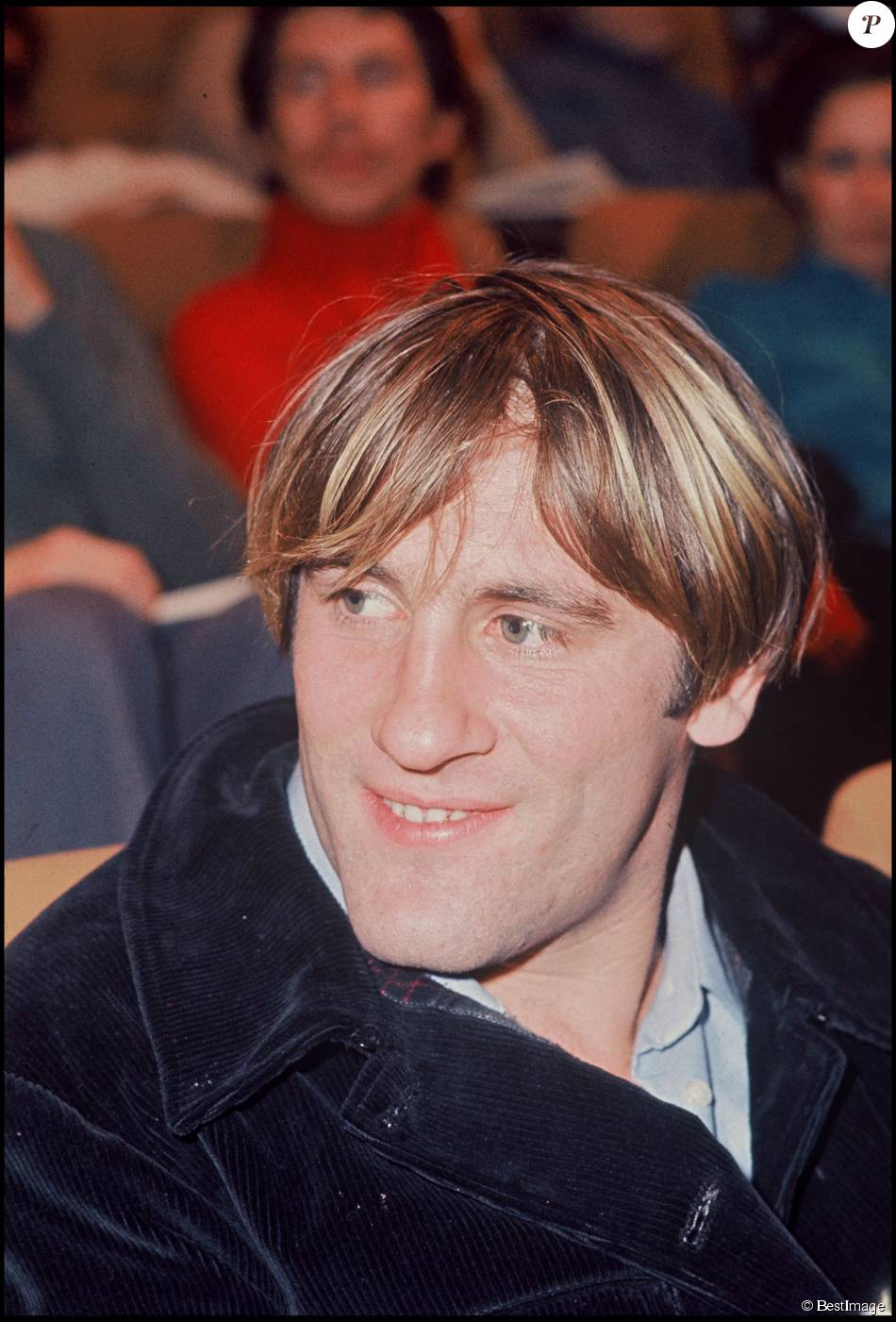 Gérard Depardieu à Paris en 1976.