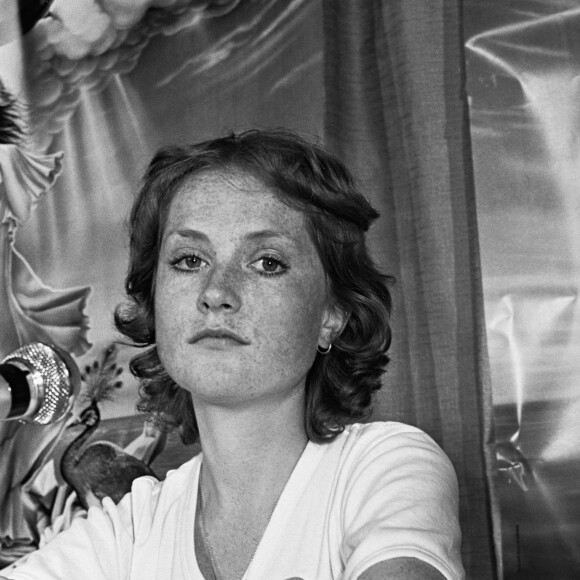 Isabelle Huppert à Cannes en 1977.