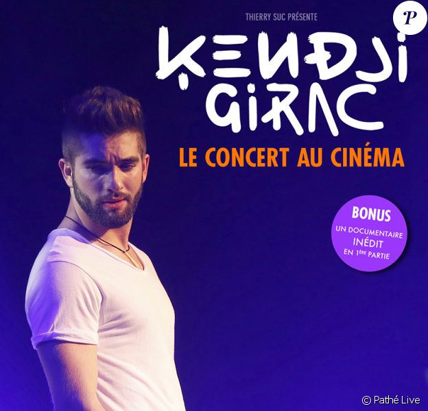 Le concert de Kendji Girac diffusé en exclusivité dans 209 salles en France, en Suisse et en Belgique, le 17 septembre 2015 à 20h00.
