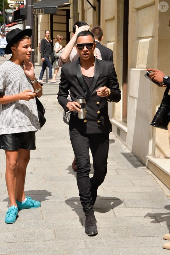 Olivier Rousteing rejoint Kim Kardashian à Paris