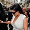 Kim Kardashian dans les rues de Paris le 21 juillet 2015