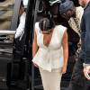 Kim Kardashian dans les rues de Paris le 21 juillet 2015