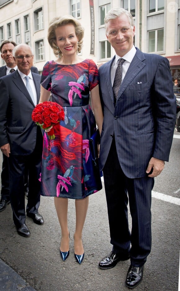 La reine Mathilde et le roi Philippe de Belgique au concert Prélude à la Fête Nationale à Bruxelles, le 20 juillet 2015
