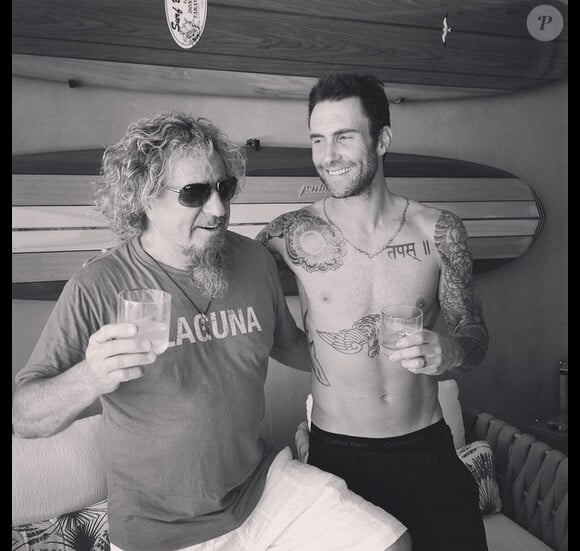 Adam Levine en vacances au Mexique / juillet 2015