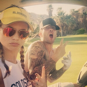 Adam Levine et Behati Prinsloo en vacances au Mexique / juillet 2015