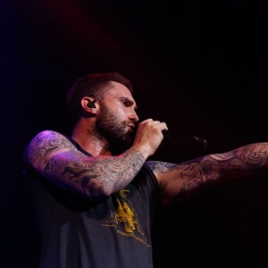 Adam Levine et son groupe Maroon 5 en concert au Zénith à Paris. Le 24 mai 2015 