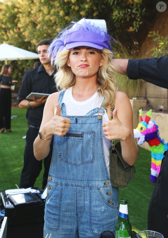 Lindsey Gort lors de la Just Jared Summer Party au Pink Taco de West Hollywood à Los Angeles, le 12 juillet 2014
