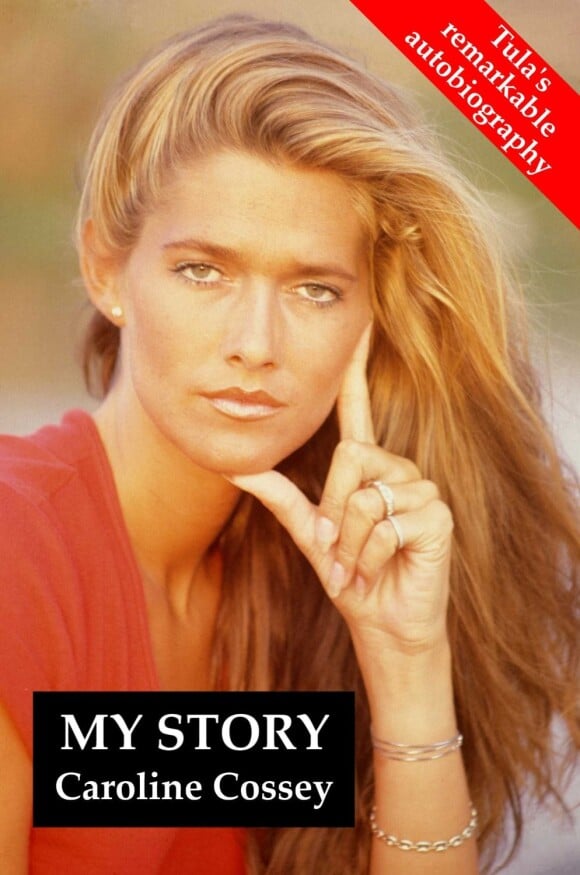 Caroline "Tula" Cossey en couverture de sa biographie intitulée "My Story".