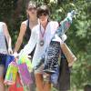 Selma Blair et son ex-mari Jason Bleick organisent une fête d' anniversaire pour les 4 ans de leur fils Arthur à Los Angeles, le samedi 25 juillet 2015.