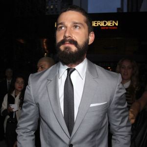 Shia LaBeouf à la projection du film "Fury" à New York, le 14 octobre 2014