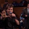 Tom Cruise et Jimmy Fallon au jeu du Lip Sync Battle au Tonight Show. (capture d'écran)