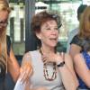 Exclusif - Véronique Colucci lors des Vendanges du coeur au profit des Restos du Coeur à Ouveillan le 27 juillet 2015
