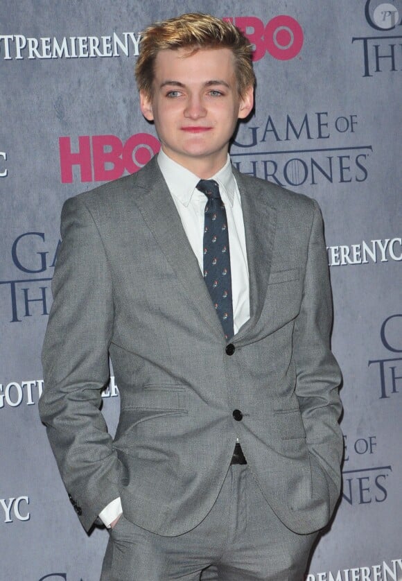 Jack Gleeson - Présentation de la saison 4 de la série "Game of Thrones" à New York, le 19 mars 2014.