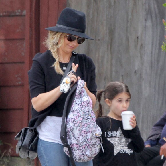 Sarah Michelle Gellar et sa fille Charlotte à Santa Monica le 26 mai 2015.