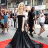 Le musée Madame Tussauds de New York dévoile le double de cire de l'actrice Scarlett Johansson à New York le 30 juillet 2015.