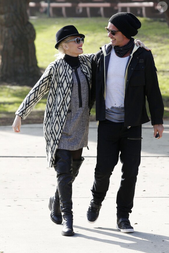 Gwen Stefani et Gavin Rossdale à Los Angeles. Décembre 2012.