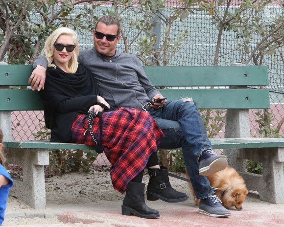 Gwen Stefani et Gavin Rossdale à Los Angeles. Mars 2013.