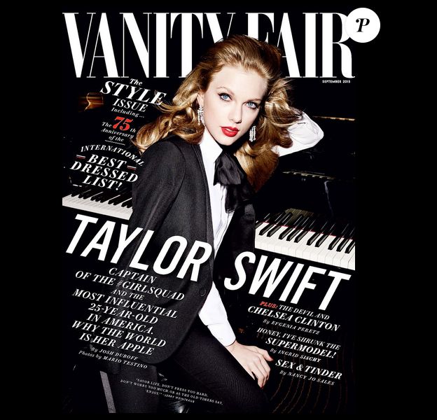 Taylor Swift fait la couverture de l'édition de septembre du magazine Vanity Fair / 2015