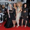 Little Mix - Soirée des "Brit Awards 2014" en partenariat avec MasterCard à Londres, le 19 février 2014 
