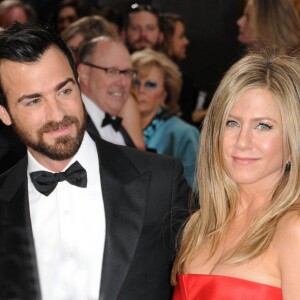 Justin Theroux et Jennifer Aniston aux Oscars 2013.