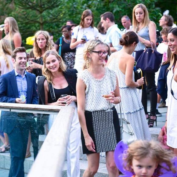 Diane Kruger lors du défilé Polo Ralph Lauren (collection enfant automne-hiver 2015-2016) au zoo de Central Park. New York, le 5 août 2015.